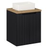 Dulap de baie cu lavoar și blat nova black DU50 3