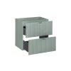 Dulap lavoar LINE verde stuf 82 60 sertare deschise