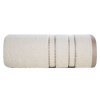 Prosop de baie din bumbac KRISTI 70x140 crem cu dungi decorative