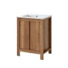 Dulap de baie sub lavoar CLASSIC OAK 820 lățime 60 cm