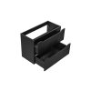 Dulap lavoar NOVA BLACK 82 80 2S vedere de sus