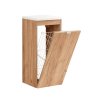 Dulap de baie cu coș Capri Oak 811 deschis