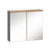 Dulap cu oglindă Bali Grafit 841, lățime 80 cm