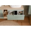 Dulap lavoar Aster Green 82 60 46 2 buc. în baie