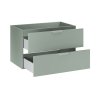 Dulap lavoar Aster Green 82 80 46 2s cu două sertare