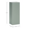 Dimensiuni dulap de perete verde aster 80 30 1d