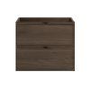 Mobilierul pentru lavoar Terra Villa de 60 cm are două sertare