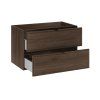 Dulap lavoar Terra Villa 80 cm cu sertare deschise