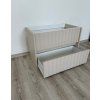 Dulap DELA cașmir 80cm sertar deschis frumos