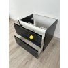 Dulap DELAY negru 60cm cu sertare