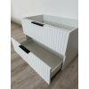 Dulap practic DELLA alb 80cm