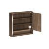 Dulap suspendat cu oglindă Viola Villa 84 80 2D deschis