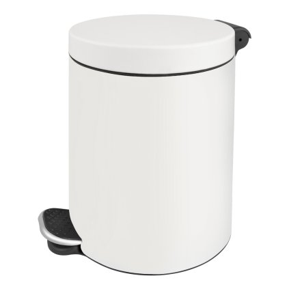 biely odpadkový kos