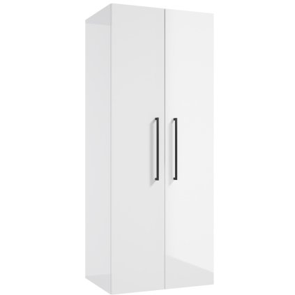 FERATA vysoká skrinka biela cierna