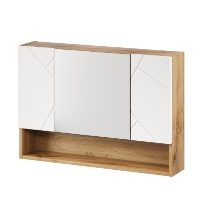 MAZI biela kupelnova skrinka zrkadlova 58 80cm