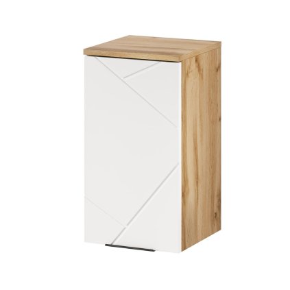 MAZI biela kupelnova skrinka zavesna mala 71