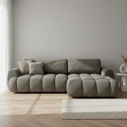 Rohová sedacia súprava PASSO zelená Sonic 77