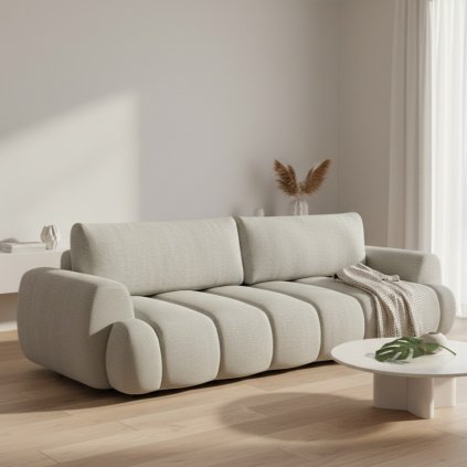 Rozkladacia pohovka PASSO zelenosivá Sonic 31