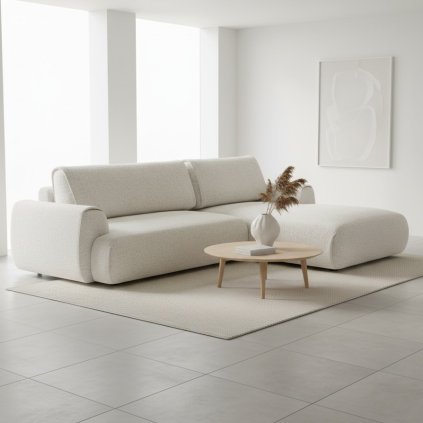 Rohová sedacia súprava POCKET béžová Puente 03