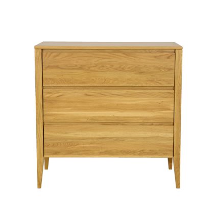 masivna komoda kd 337 dub tri zasuvky