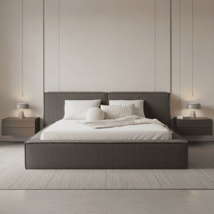 dizajnova manzelska postel maxim grafit