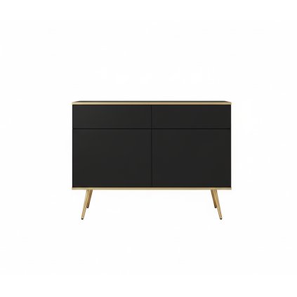 moderna-komoda-bijou-ksz-107-v-dizajne-cierna-zlata
