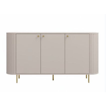 VAOLIA bezova pieskova komoda 3F moderna spredu