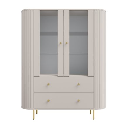 VAOLIA bezova pieskova vitrína2f2s 122