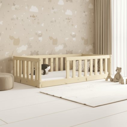 montessori detska postel balasime borovica v detskej izbe