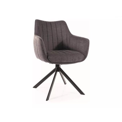 výnimočná sivá jedálenská stolička AZALIA BREGO