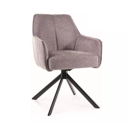 moderná jedálenská stolička NOTTI BREGO, v prevedení sivá