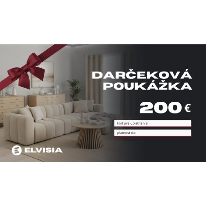 Darčeková poukážka 200€