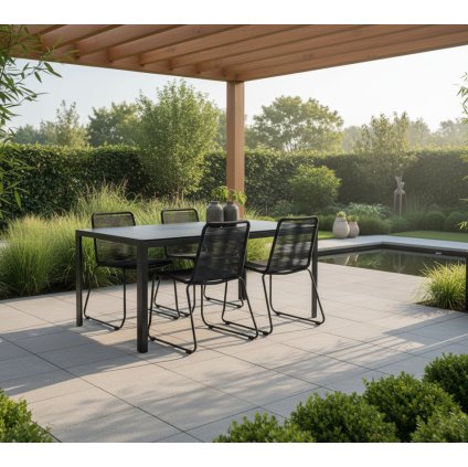 luxusny hlinikovy set torven na terase