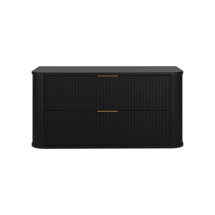 kupelnova skrinka elegance black 100 cm spredu