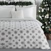 526839 vianocna deka blink 1 biela strieborna 150 x 200 cm