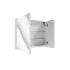 zrkadlova skrinka salsa 80 cm biela otvorena