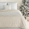 536391 vianocna deka blink 3 kremova zlata 150 x 200 cm