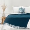 540501 1 deka bela tmavomodra 150 x 180 cm