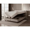 boxspring postel camma 160x200cm bezova s uloznym priesteorom