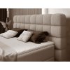 boxspring postel camma 160x200cm bezova detail