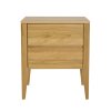 nocny stolik sn 231 dubovy masiv dve zasuvky