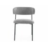 dokonalá jedálenská stolička ELTON, v sivom prevedení