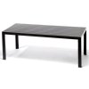 hliníkový záhradný stôl ELARA 100x205 cm čierna antracit