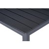 hliníkový záhradný stôl ELARA 100x205 cm detail vrchná doska
