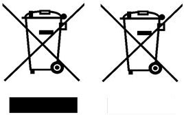 Crossed-out bin symbol