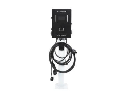 13247 nastenna nabijecka pro elektromobily elvix wbac 4931 t2 2 kabely 22kw 7m rfid app nabijeci stanice ev