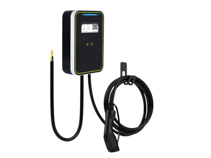 13256 nastenna nabijecka pro elektromobily elvix wbac 5002 t2 1 kabel 11kw 5m rfid app nabijeci stanice ev