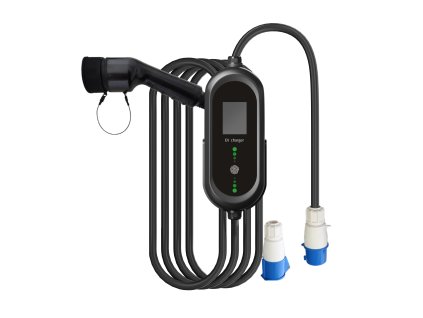 13277 2 prenosna nabijecka pro elektromobily elvix pmac 4949 t2 2p32 7kw 5m nabijeci stanice ev