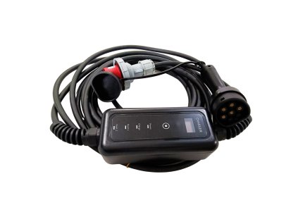 13289 prenosna nabijecka pro elektromobily elvix pmac 4921 t2 3p16 11kw 10m nabijeci stanice ev
