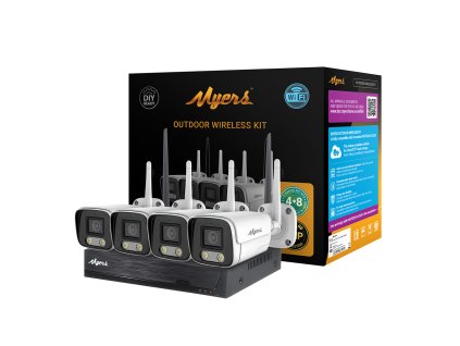 5Mp WiFi Kit 8channels 4xBullet Myers